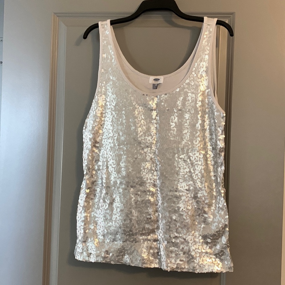 Shimmer tank top